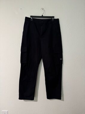 Alo Cargo Ripstop Black Trouser Men's Size 33R